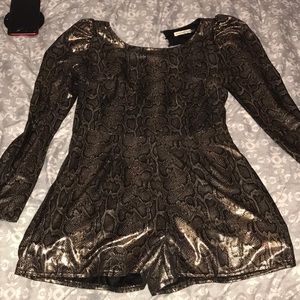 Snake skin jumpsuit